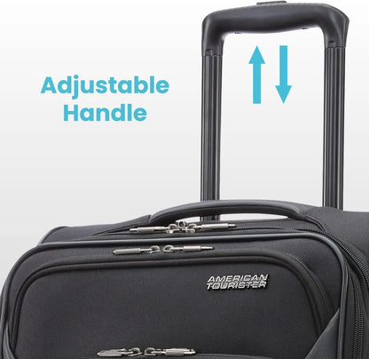American Tourister 4 KIX 2.0 Expandable Softside Luggage with Spinner Wheels, 24 SPINNER, CLASSIC BLUE - View 7