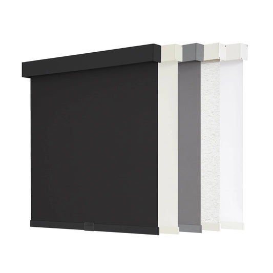 AOSKY 100% Blackout Roller Shades Cordless Blinds for Windows - View 1