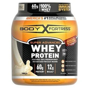 Body Fortress Super Advanced Whey Protein Powder Vanilla 1.74 lb - View 4