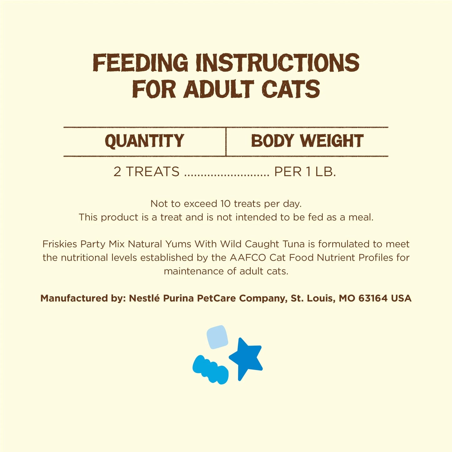 product Purina Friskies Natural Cat Treats, Party Mix Natural Yums With Wild Caught Tuna and added vitamins, minerals and nutrients - 20 oz. Canister, Brand New condition - View 11