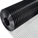 Black Hardware Cloth 48 inch×100 ft, 17 Gauge 1" x 1" Mesh Black PVC Coated, Welded Wire Fencing for Poultry Netting & Chicken Coop