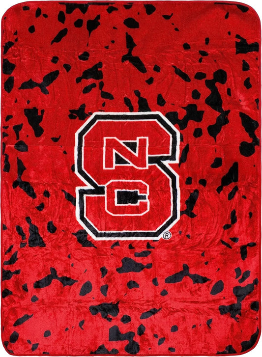 NC State Wolfpack Soft and Warm Huge Raschel Throw Blanket - View 1