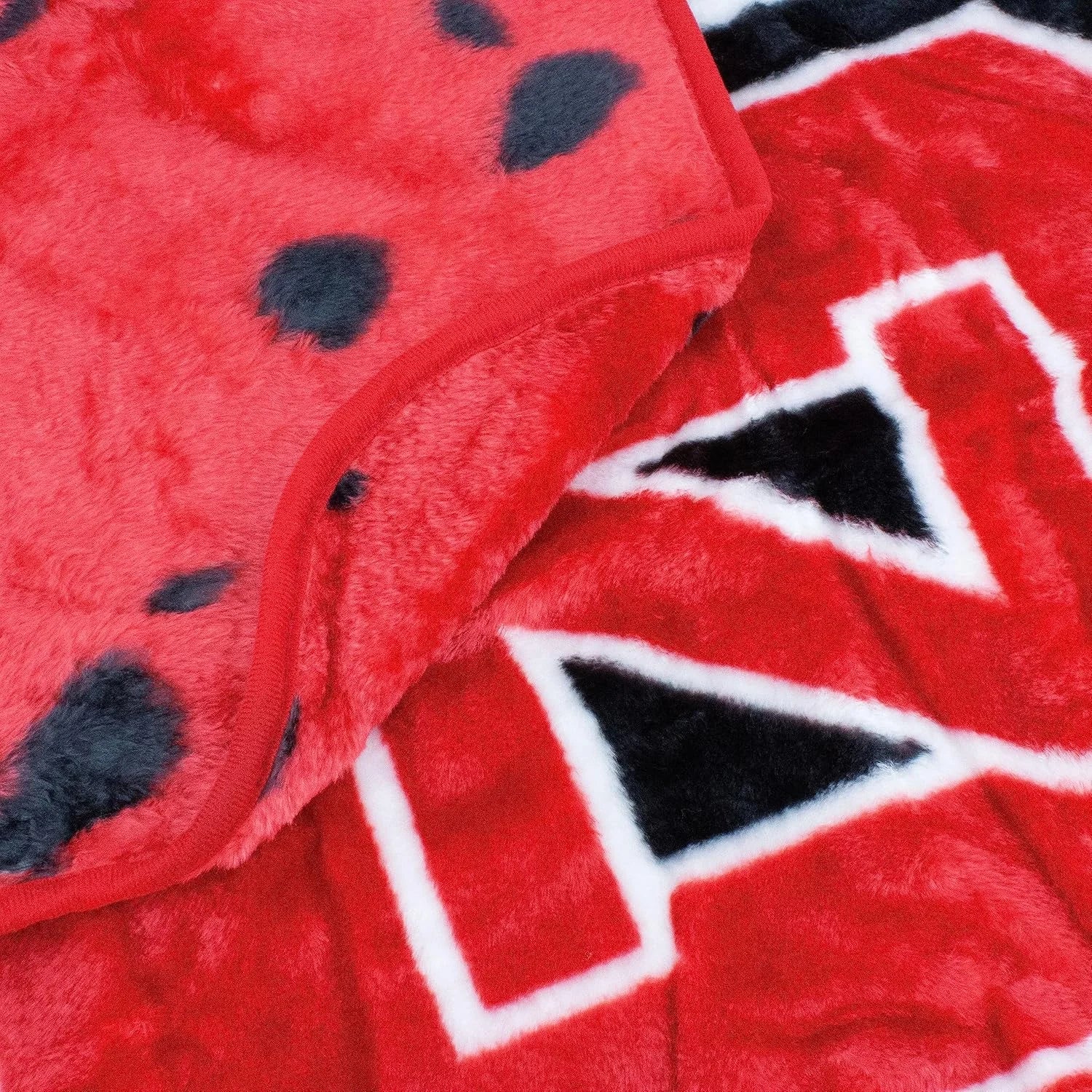Multi-color Raschel Fabric College Covers Everything Comfy NC State Wolfpack Soft and Warm Huge Raschel Throw Blanket, 86" x 63", Good Condition condition - View 6