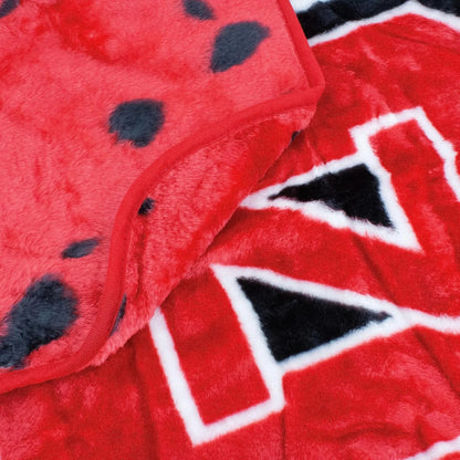 Multi-color Raschel Fabric College Covers Everything Comfy NC State Wolfpack Soft and Warm Huge Raschel Throw Blanket, 86" x 63", Good Condition condition - View 6