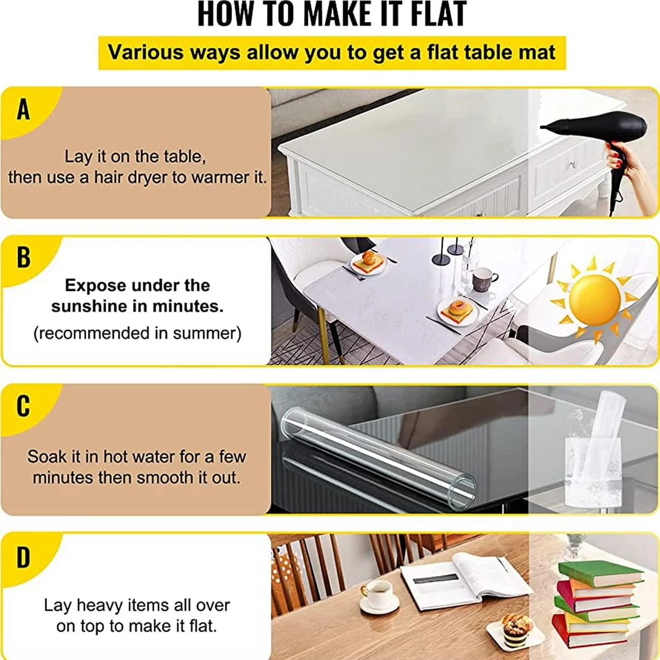 Frosted PVC Custom 1.5mm Thick Frosted Table Cover Protector 42 x 88 Inch Waterproof PVC Protective Table Pad Transparent Mat for Coffee Table, Dining Room Table, Office Desk, End Table/Night Stand 42" x 88" Frosted 1.5mm, Good Condition condition - View 6
