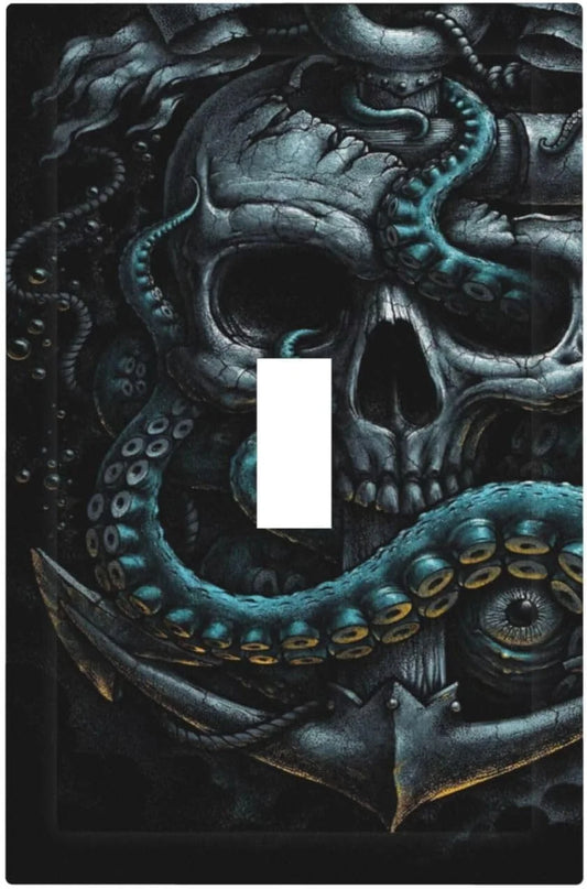 Gothic Skull Light Switch Cover Plate - View 1