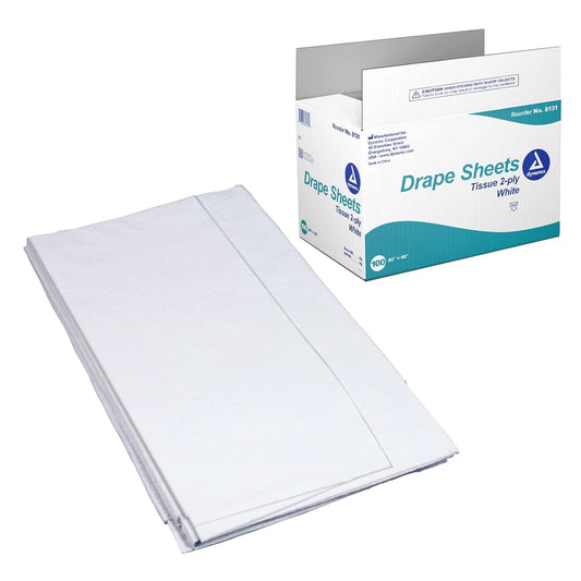 Dynarex Drape Sheets, 2-Ply Tissue - View 1