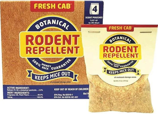 EarthKind Fresh Cab Rodent Repellent 2.5oz x 4 Scent Pouches - View 1