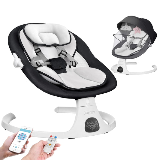 Electric Baby Swing - Black - View 1
