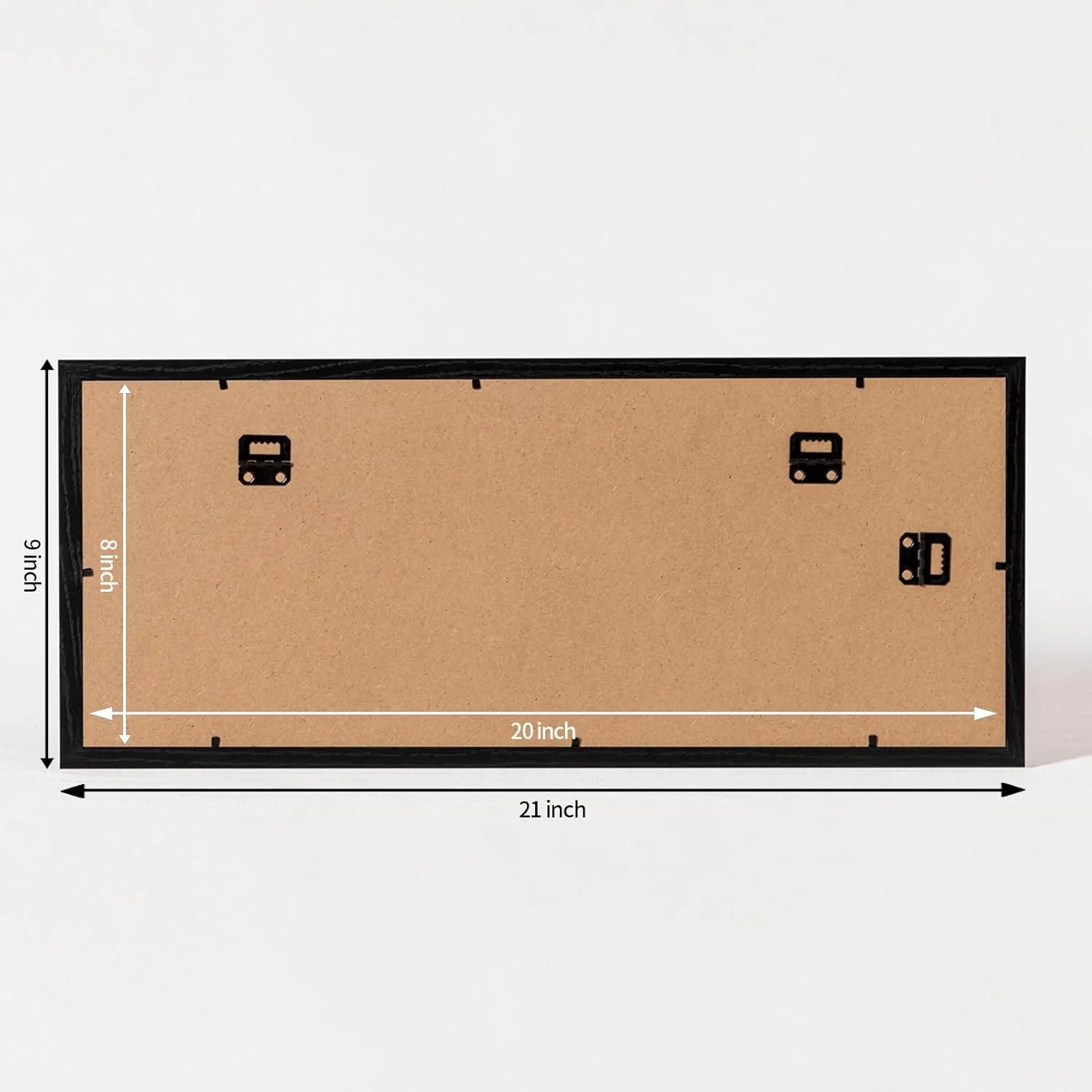 eletecpro 8x20 Collage Picture Frame - Black - View 6