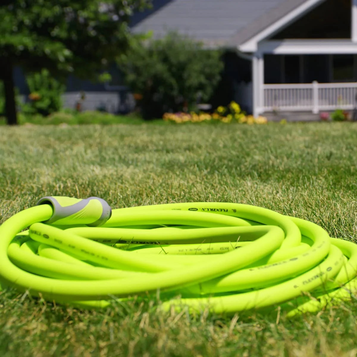 ZillaGreen PVC Flexzilla Garden Hose with SwivelGrip, 5/8 in. x 75 ft., Heavy Duty, Lightweight, Drinking Water Safe, ZillaGreen - HFZG575YWS-E, As Is condition - View 16