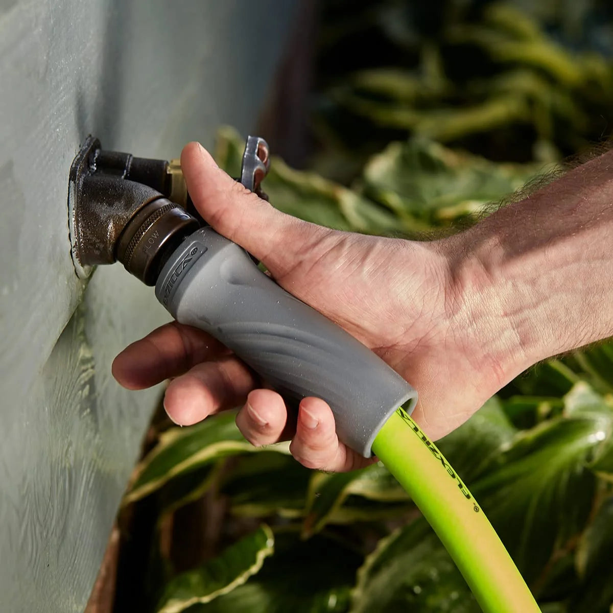 ZillaGreen PVC Flexzilla Garden Hose with SwivelGrip, 5/8 in. x 75 ft., Heavy Duty, Lightweight, Drinking Water Safe, ZillaGreen - HFZG575YWS-E, As Is condition - View 9