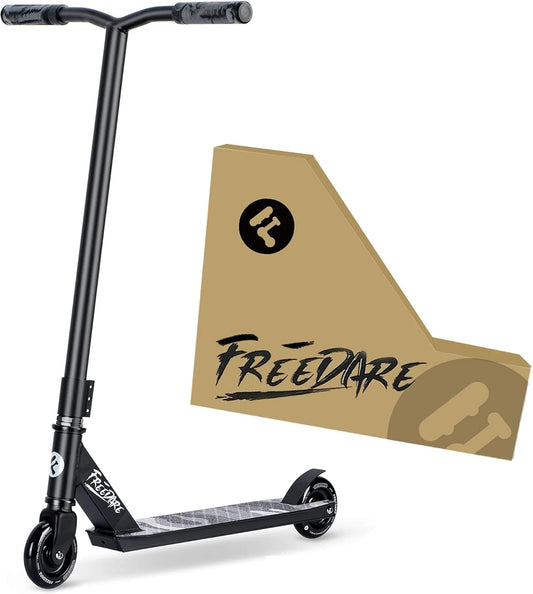 FREEDARE Pro Scooter Stunt Scooter for Kids, Teens, and Adults - Black - View 1