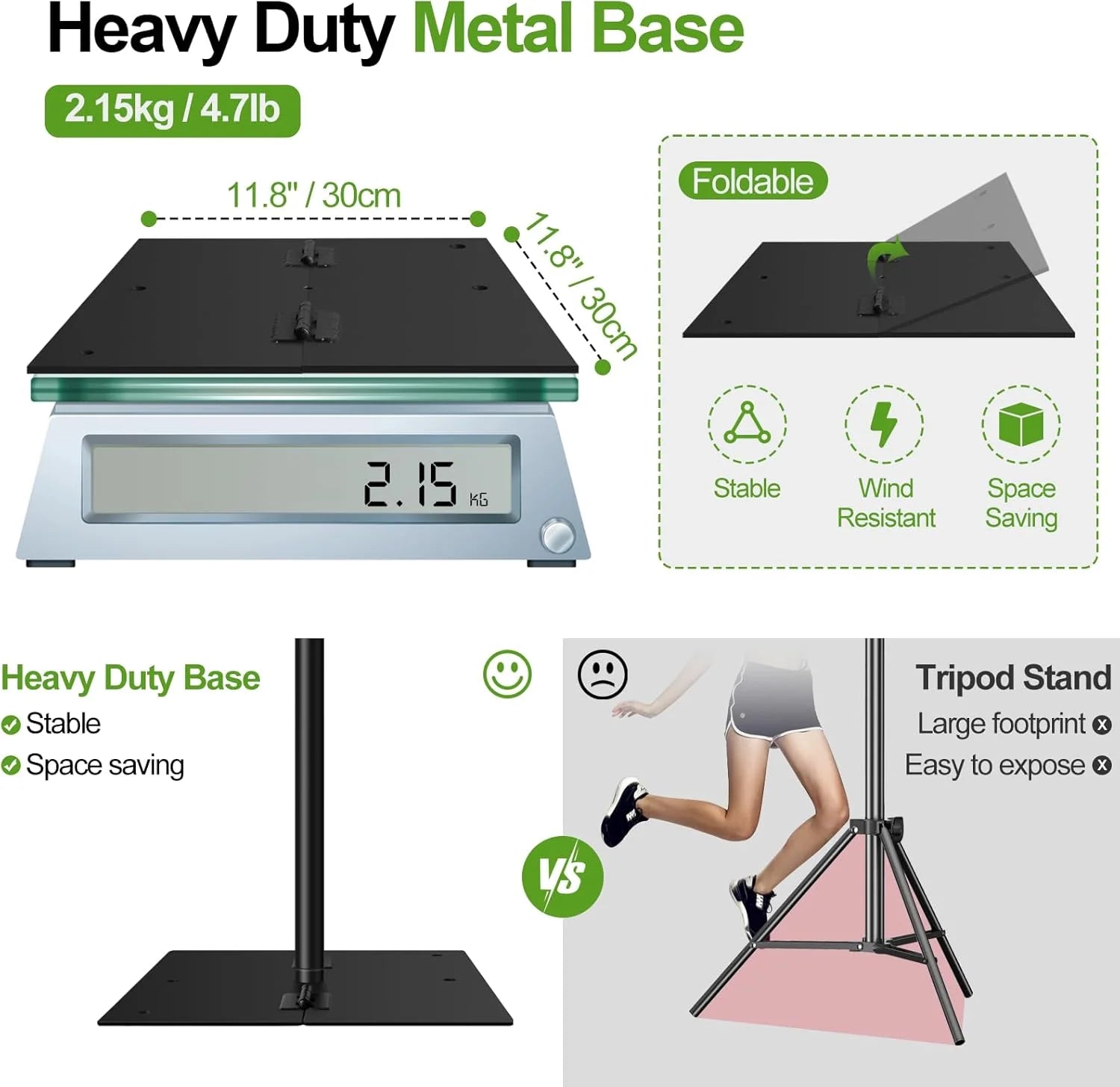 Black Metal FUDESY Backdrop Stand Heavy Duty, 10x10ft Adjustable Photo Background Pipe and Drape Backdrop Stand Kit with Metal Base for Photography Parties Birthday Video Studio, Good Condition condition - View 6