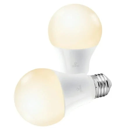 Globe Electric 34209 A19-Shape E26-Base Wi-Fi Smart Dimmable Soft-White 60-Watt-Equivalent Frosted LED Light Bulbs 2 Pack - View 1