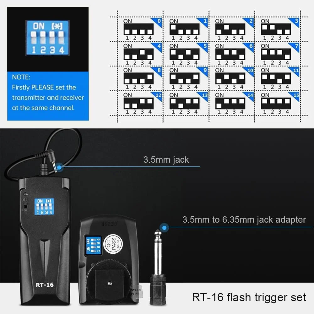 product Godox Professional Studio Flash Kit for Photography, Strobe Lights Softbox Lighting Kit, 2x180W 5600K Compact Monolights with Flash Trigger, Softbox, Light Stands, Good Condition condition - View 9