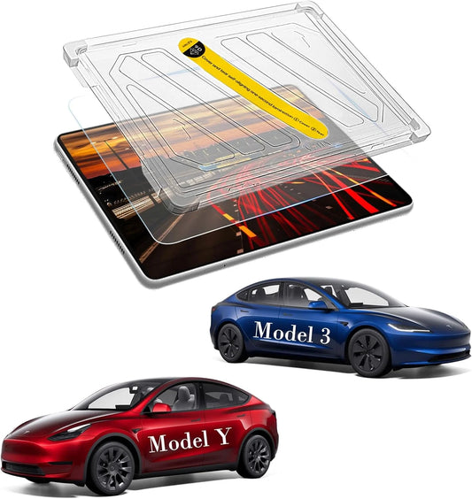 GoldPig Tempered Glass Screen Protector for Tesla Model Y/Model 3 - View 1
