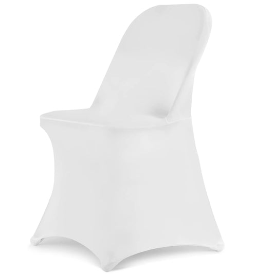 HAINARverS Stretch Spandex Folding Chair Covers 50PCS - White - View 1