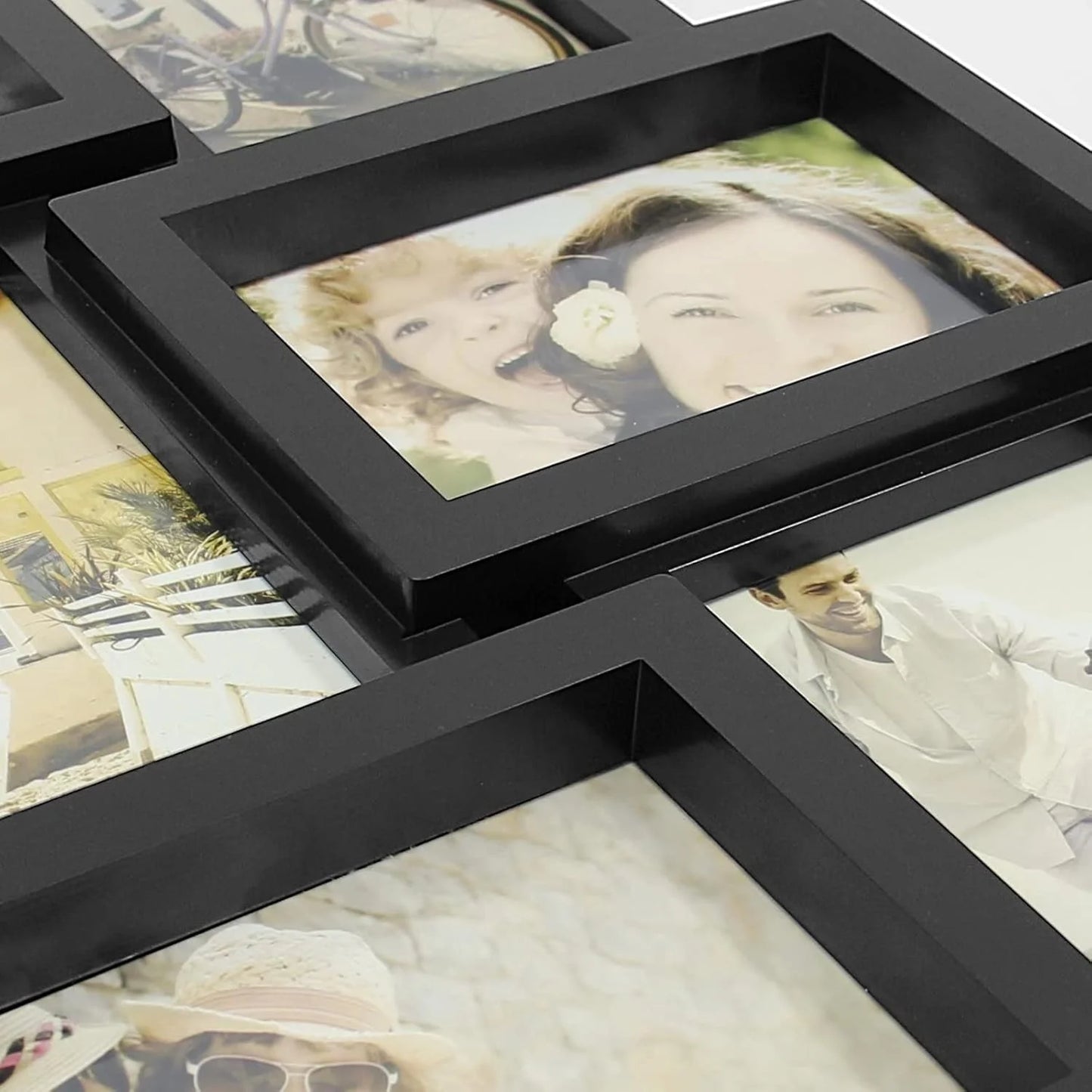 HELLO LAURA Picture Frames Collage Wall Decor - 21 Picture Collage Frames - Black - View 11