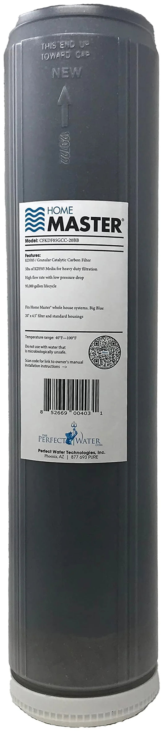 Home Master CFKDF85GCC-20BB Replacement Filter - View 1