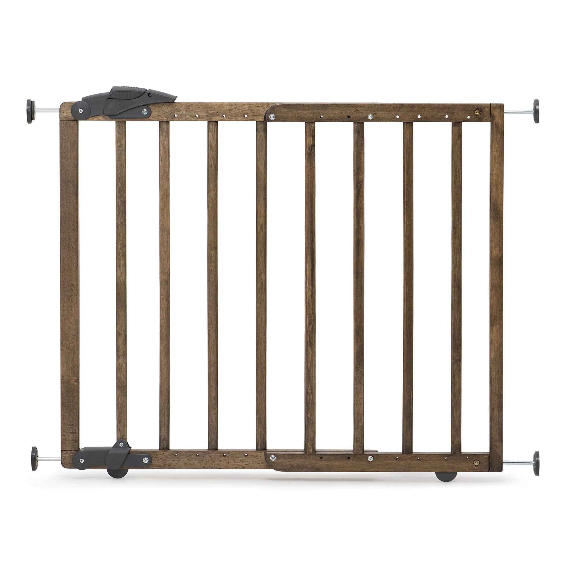 Rustic Wood Dreambaby 27.5-41" Nottingham Rustic Wooden Baby Gate for Stairs and Doorways, As Is condition - View 1