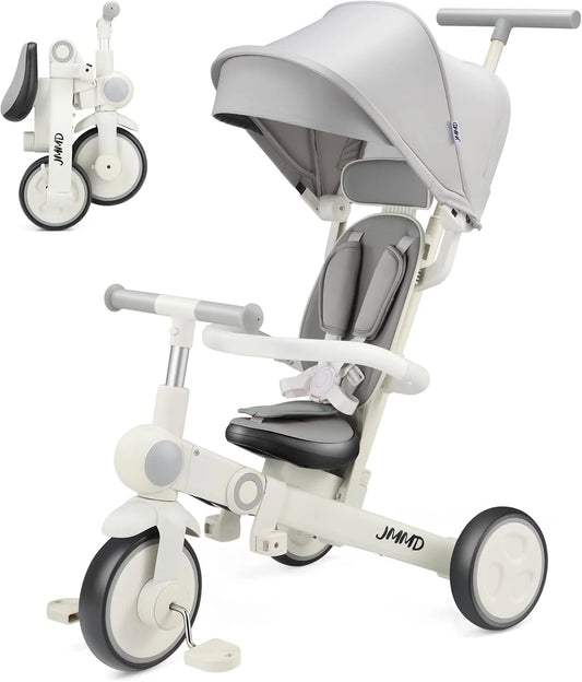 JMMD Baby Tricycle - Gray - View 1