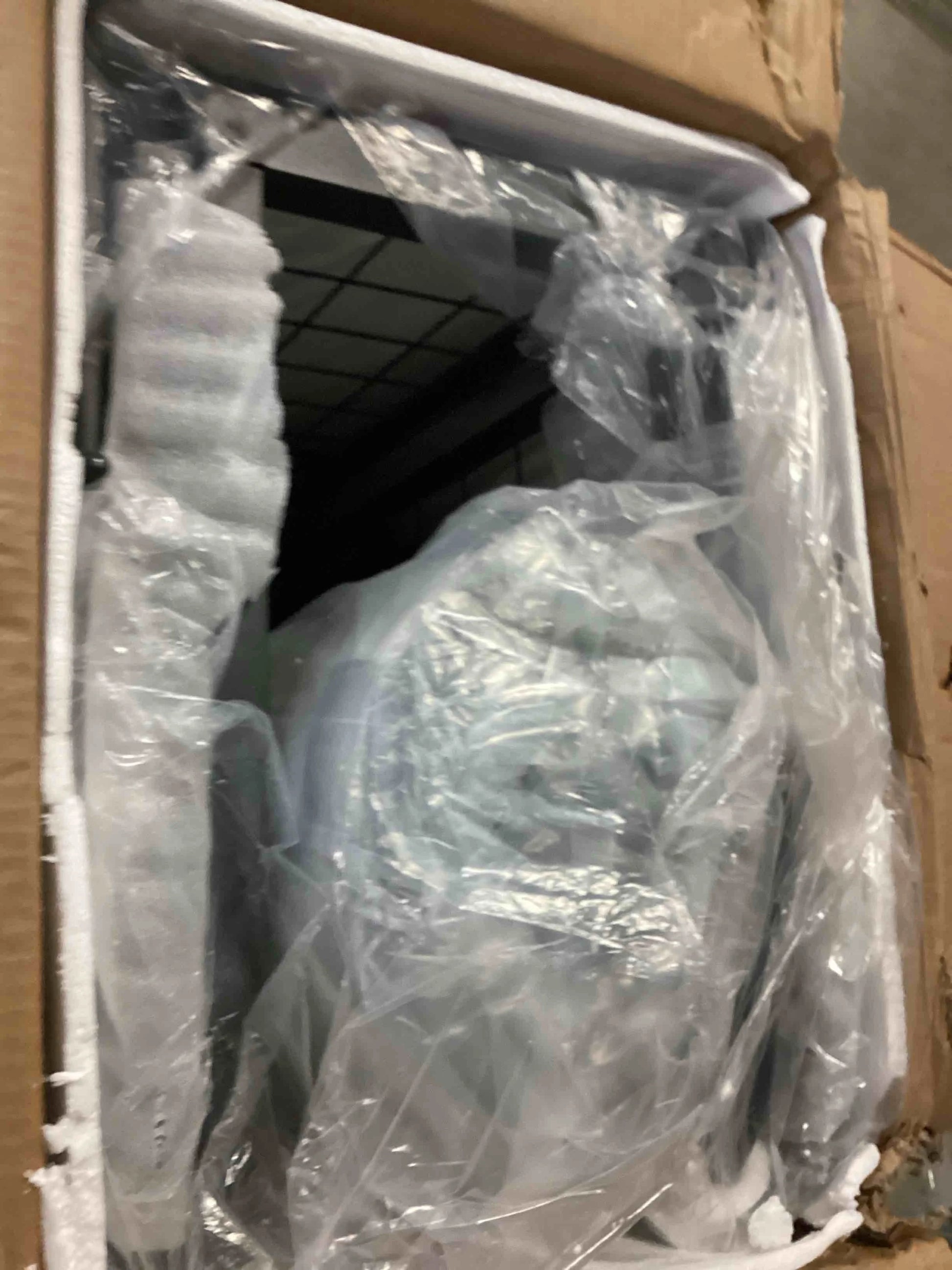 Neutral Metal, Memory Foam Karcog Rollaway Bed, Folding Bed with Mattress for Adults, Storage Cover Included, Cot Size Extra Guest Bed, Foldable Bed with Memory Foam Mattress and Sturdy Metal Frame on Wheels - 75” x 31”, Good Condition condition - View 3