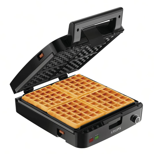 Krups Stainless Steel Waffle Maker - View 1