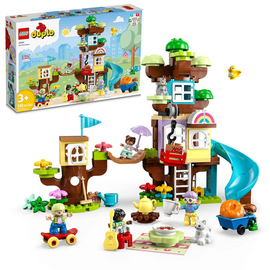 LEGO DUPLO 3in1 Tree House 10993 Creative Building Toy for Toddlers - View 1