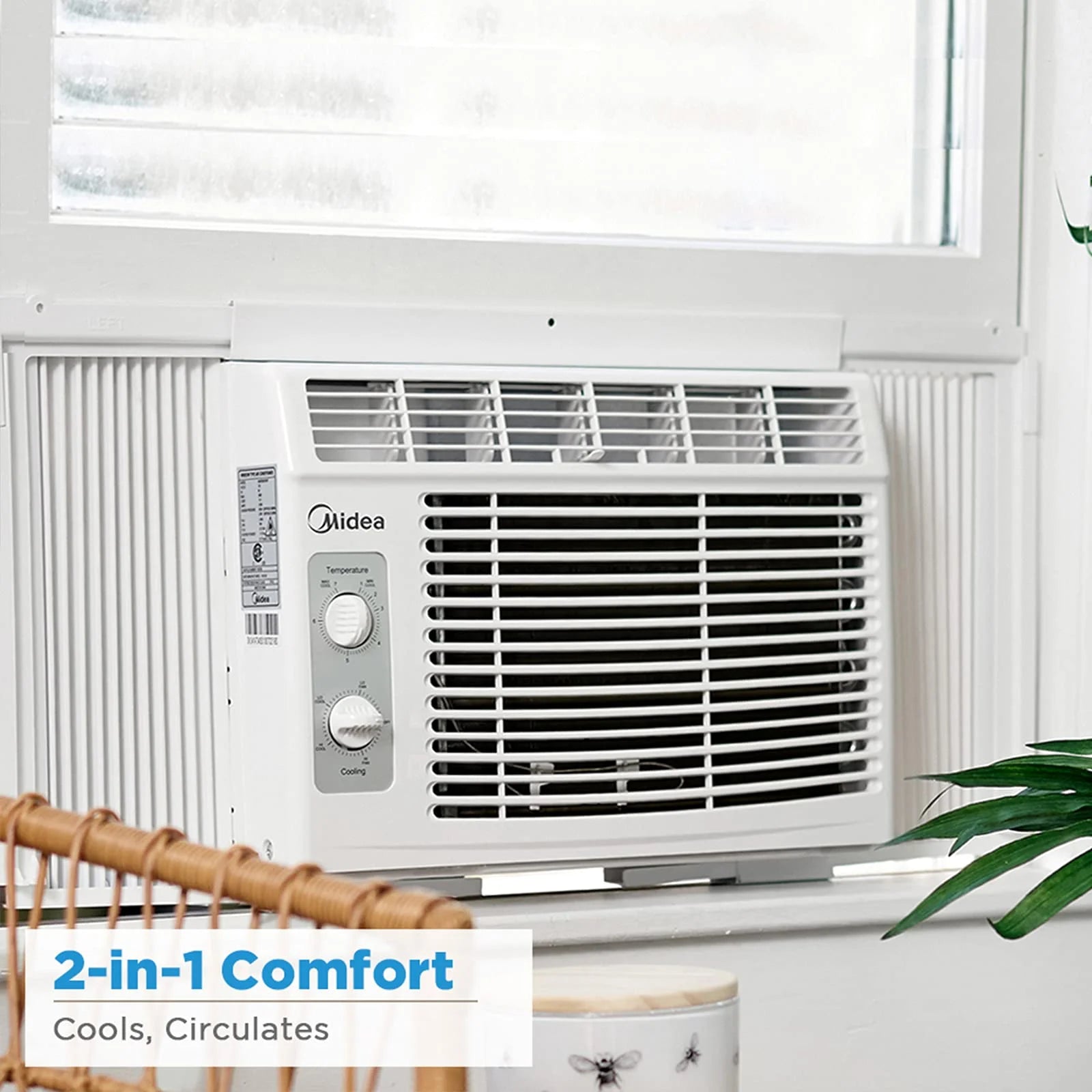 Midea 5,000 BTU EasyCool Small Window Air Conditioner - View 6