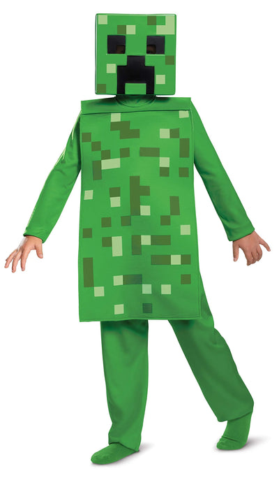 Minecraft Creeper Jumpsuit Classic Child Costume
