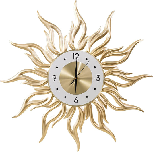 Modern Starburst Wall Clock Sunburst Clock - View 1