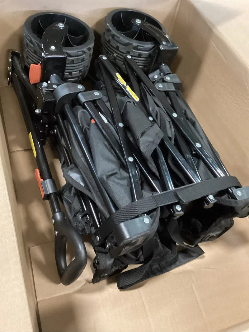 Navatiee 130L Collapsible Folding Wagon - Black - View 2
