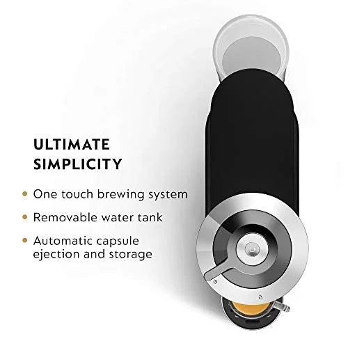 Nespresso Vertuo Next Deluxe Coffee and Espresso Machine by De'Longhi, Chrome - View 6