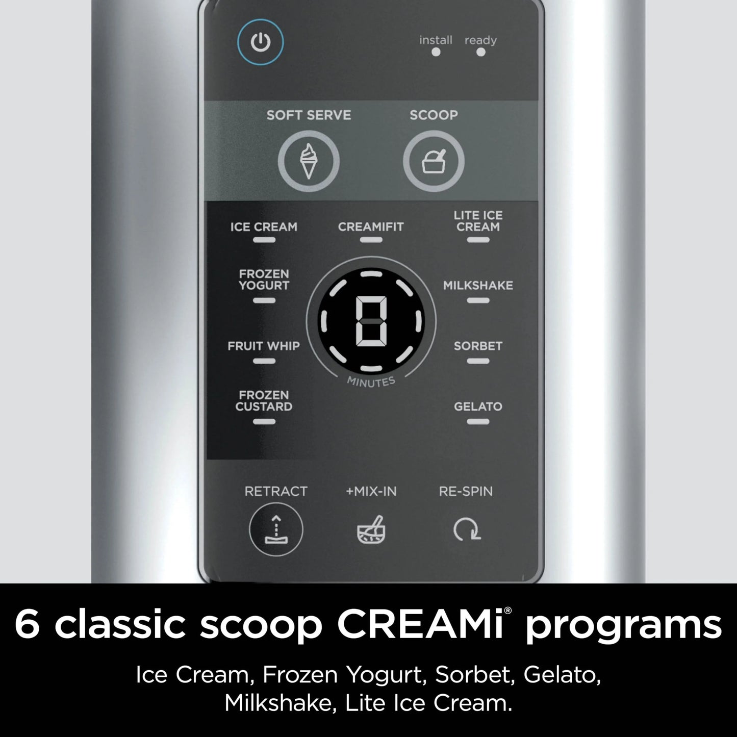 Multi-color Plastic, Metal Ninja Swirl by CREAMi Ice Cream and Soft Serve Maker, Sorbet, Milkshake, Frozen Yogurt, Low Calories Program & More, 13-in-1, Soft Serve Handle, (2) CREAMi Swirl 16oz Pints, For Kids & ALL ages, NC701, As Is condition - View 7