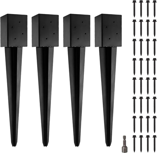 LADECH 4x4 Fence Post Anchor Ground Spike - View 1