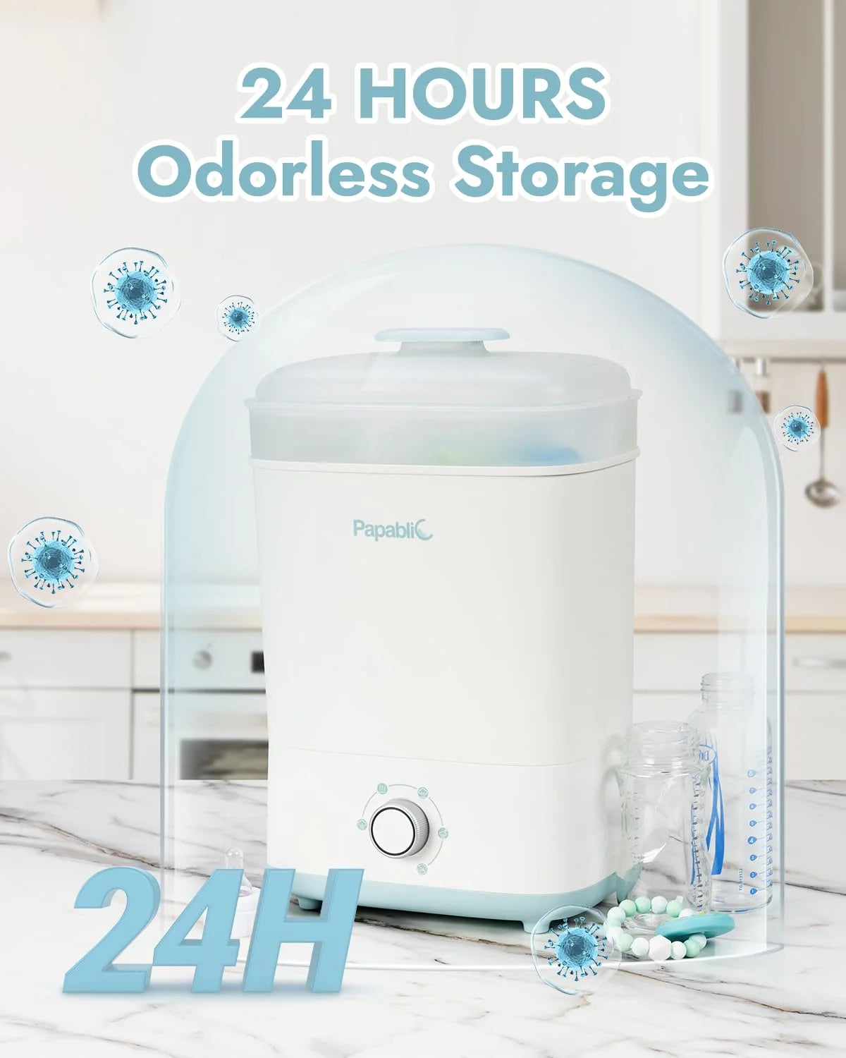 Papablic Baby Bottle Sterilizer and Dryer - View 9