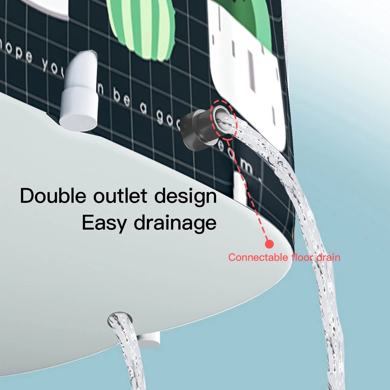 Various Plastic Portable Bathtub Kit, Foldable Soaking Bathing Tub for Adults, Shower Stall, Separate Family Bathroom SPA Tub, Ideal for Hot Bath Ice Bath(Minimalist style), Good Condition condition - View 6