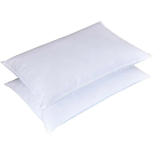 Puredown 2 Pack Feather Pillows - Medium Support Downproof Cotton Standard Queen - View 1