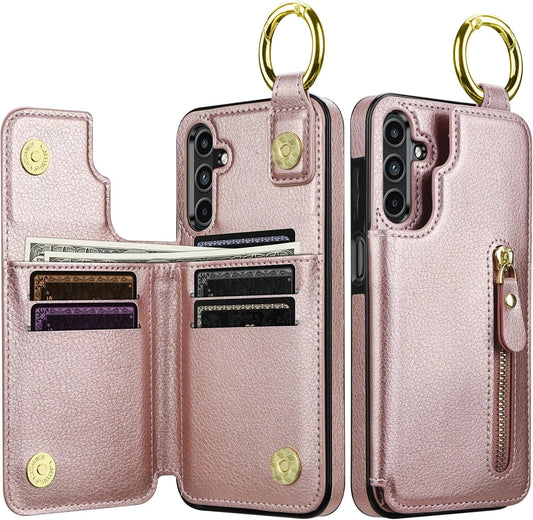 SAMONPOW Samsung Galaxy A15 5G Case Wallet - View 1
