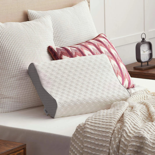 Sealy Memory Foam Contour Pillow - Standard White - View 1