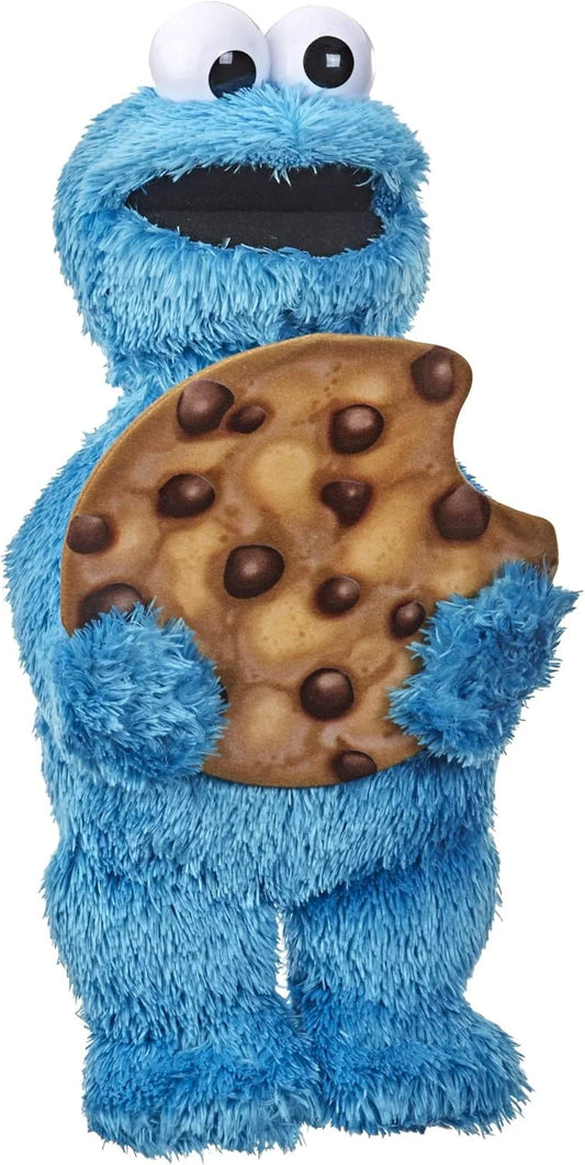 Sesame Street Peekaboo Cookie Monster Talking Plush Toy - Blue - View 1