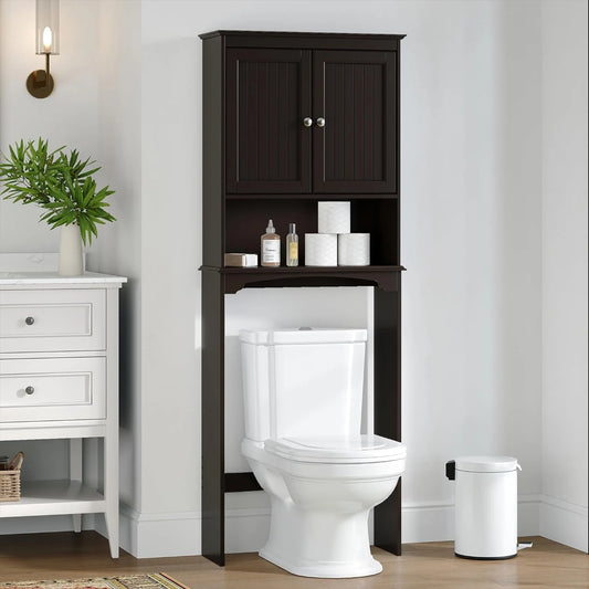Spirich Over The Toilet Cabinet for Bathroom Storage, Espresso - View 1