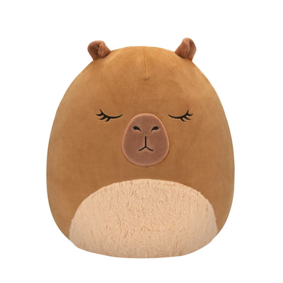 Squishmallows Original 14-Inch Lijjian Brown Capybara - Official Jazwares Large Plush
