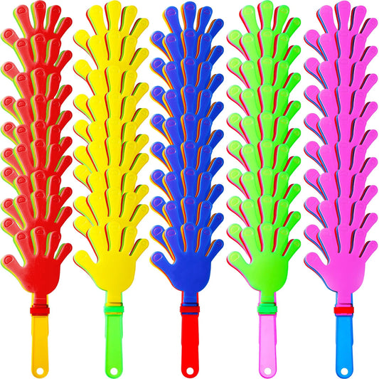 Sratte 80 Pcs 7.5 Inch Hand Clappers Noisemakers Bulk - View 1
