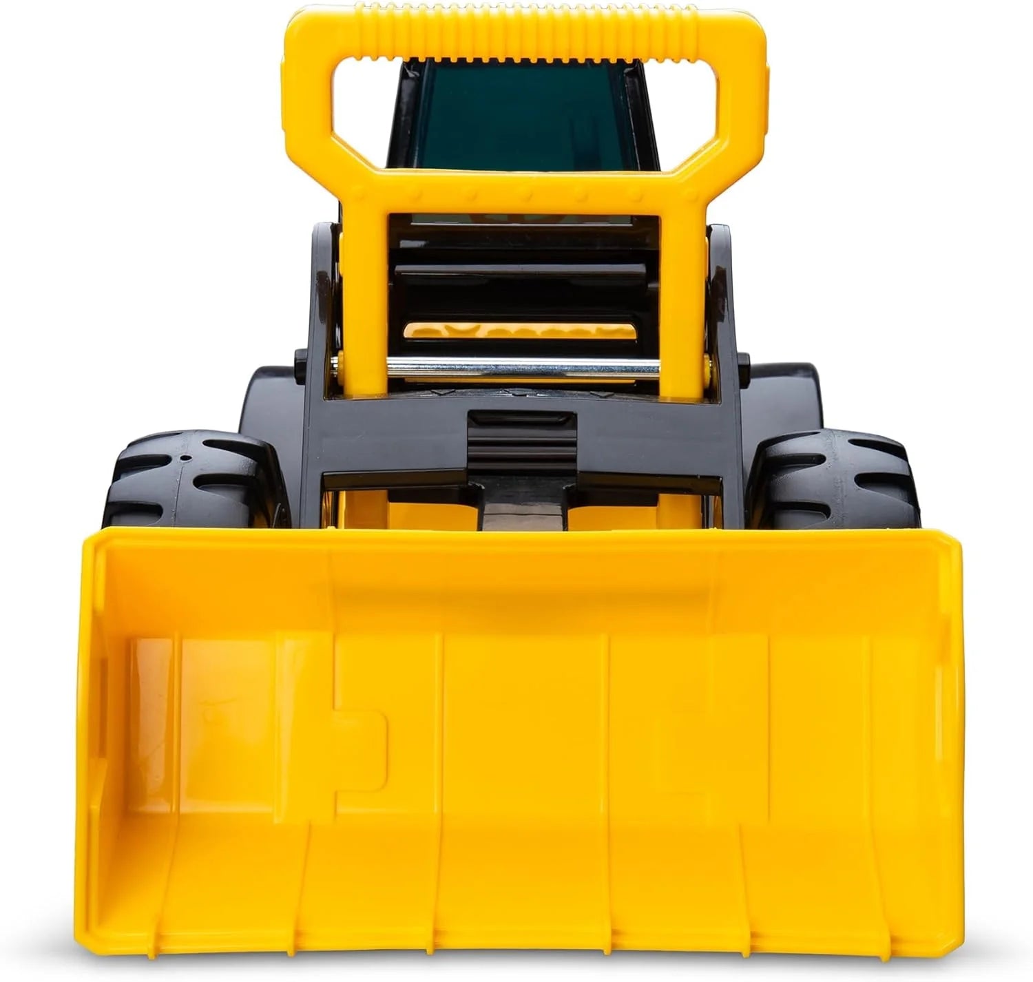 Yellow Steel, Plastic Tonka Steel Classics Front Loader - Made with Steel & Sturdy Plastic, Yellow Toy Construction Truck, Boys and Girls, Kids, Toddlers, Ages 3+, Brand New condition - View 4