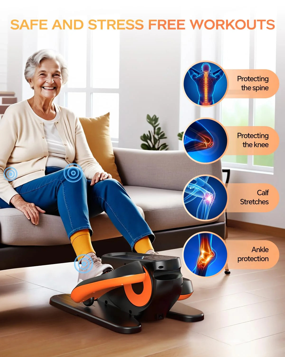 Under Desk Elliptical Machine - View 5