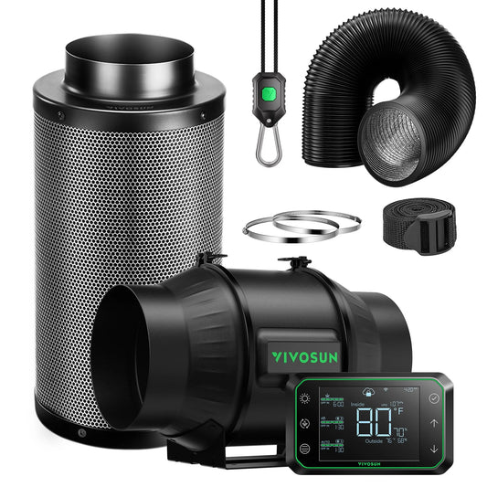 VIVOSUN Smart Air Filtration PRO T6 Kit 6" - View 1