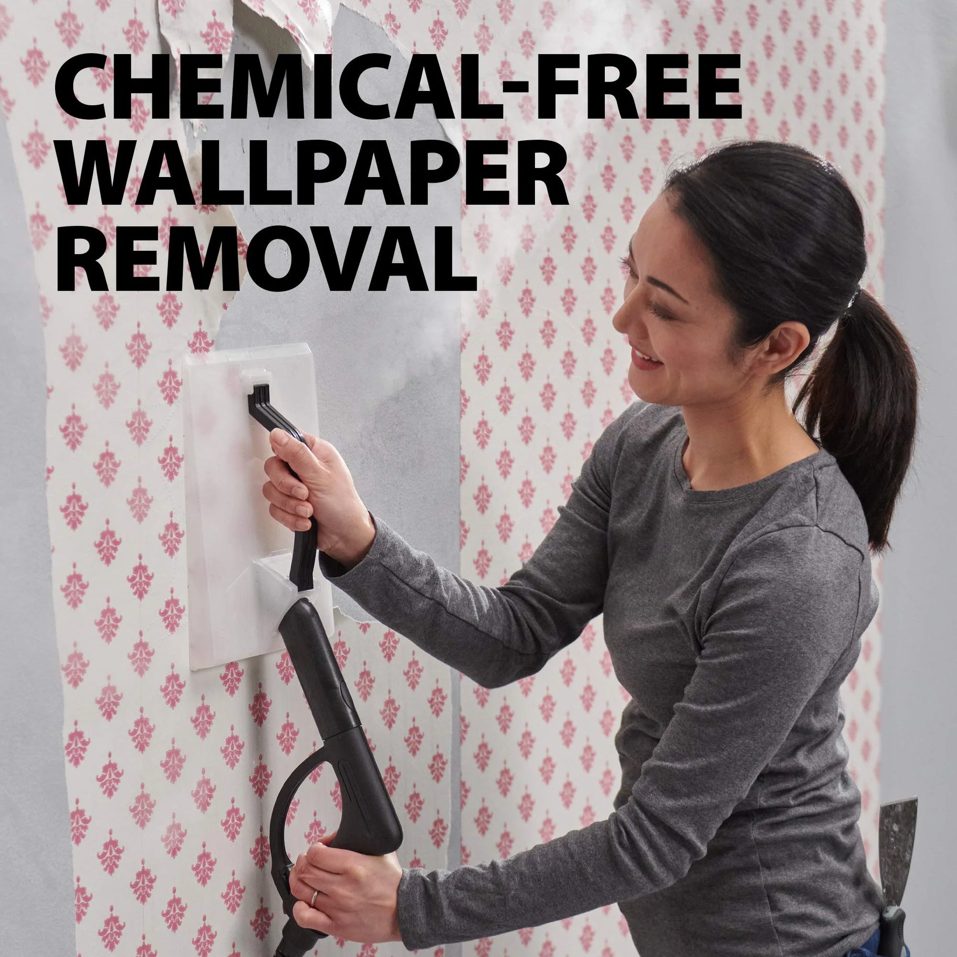 product Wagner Spraytech 0282014 915e On-Demand Steam Cleaner & Wallpaper Removal, Multipurpose Power Steamer, 18 Attachments Included (Some Pieces Included in Storage Compartment) For Floor, As Is condition - View 6