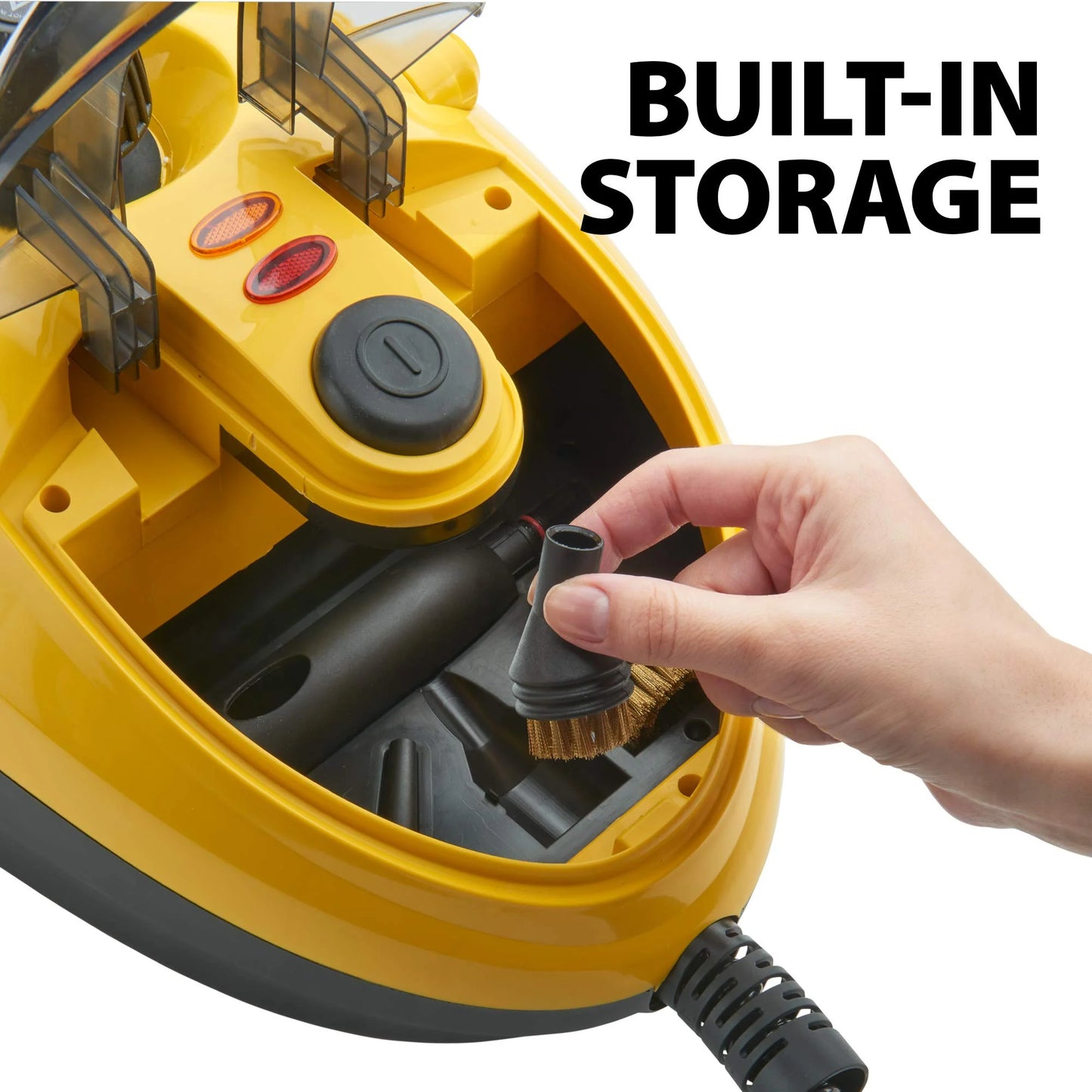 product Wagner Spraytech 0282014 915e On-Demand Steam Cleaner & Wallpaper Removal, Multipurpose Power Steamer, 18 Attachments Included (Some Pieces Included in Storage Compartment) For Floor, As Is condition - View 8
